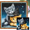Magic Cat-11CT Stamped Cross Stitch 40*40cm tapestrymarket