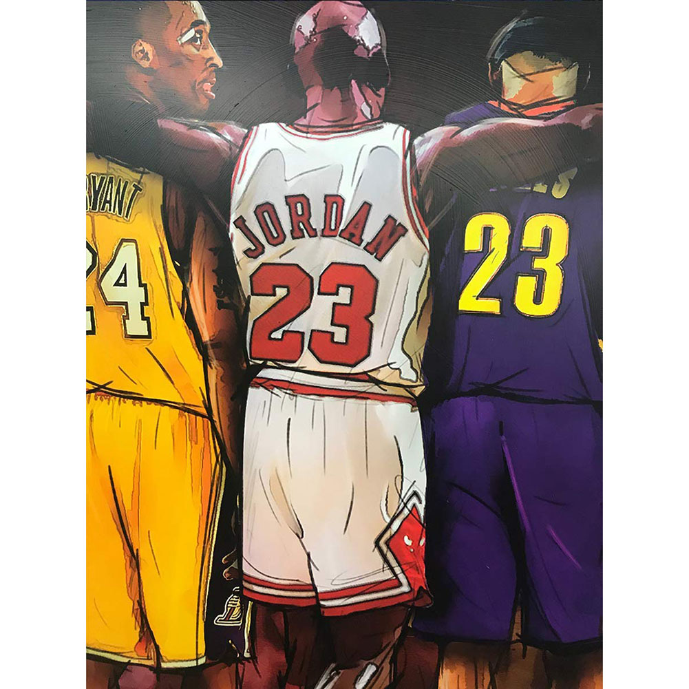 

Basketball Player - Round Drill Diamond Painting - 30*40CM, Round diamond 30*40cm, 501 Original