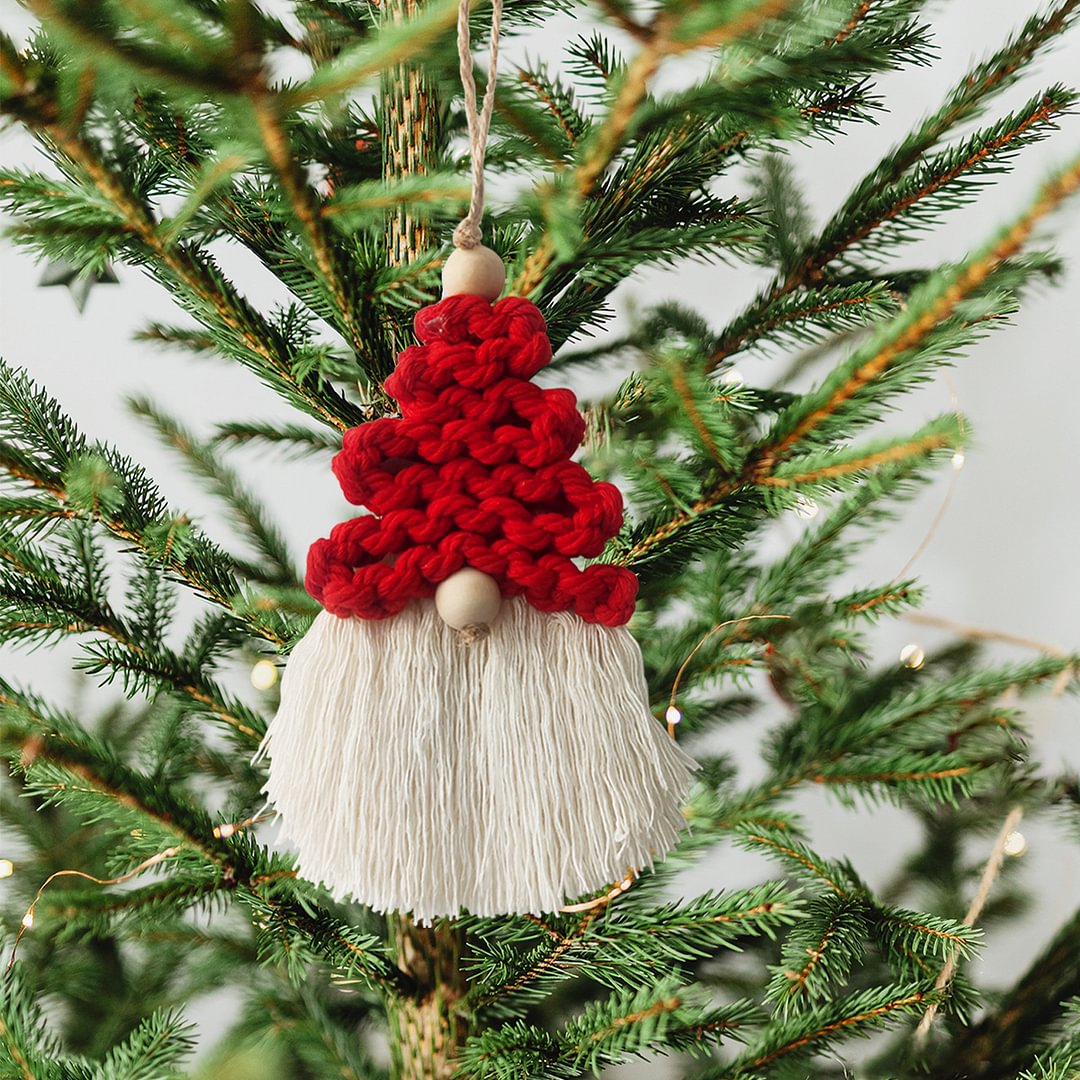 Handwoven Creative Christmas Tree Ornaments