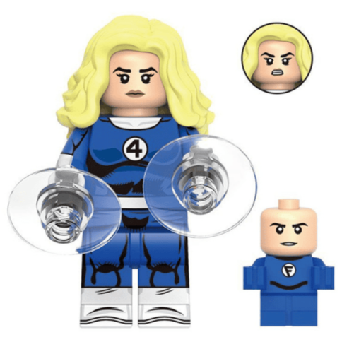 Invisible Woman (Fantastic Four) Custom Marvel Superhero Minifigure Minifigure Bricks monstertoys