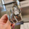 BV Factory Women's Noble and Elegant  Steel Strap Watches Top Quality Serpenti Super Clone Cal.B330 Movement