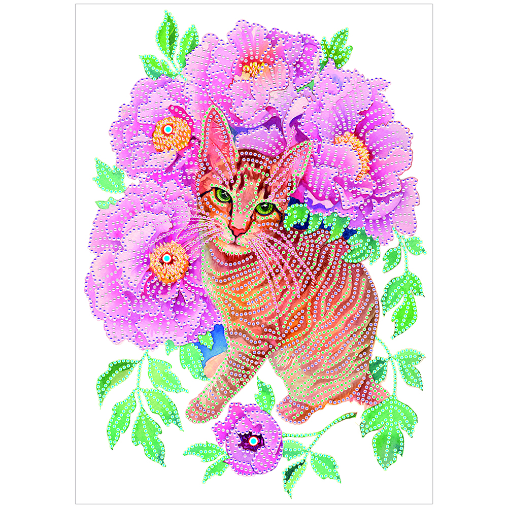 

Cat - Special Shaped Diamond Painting - 30*40CM, 501 Original