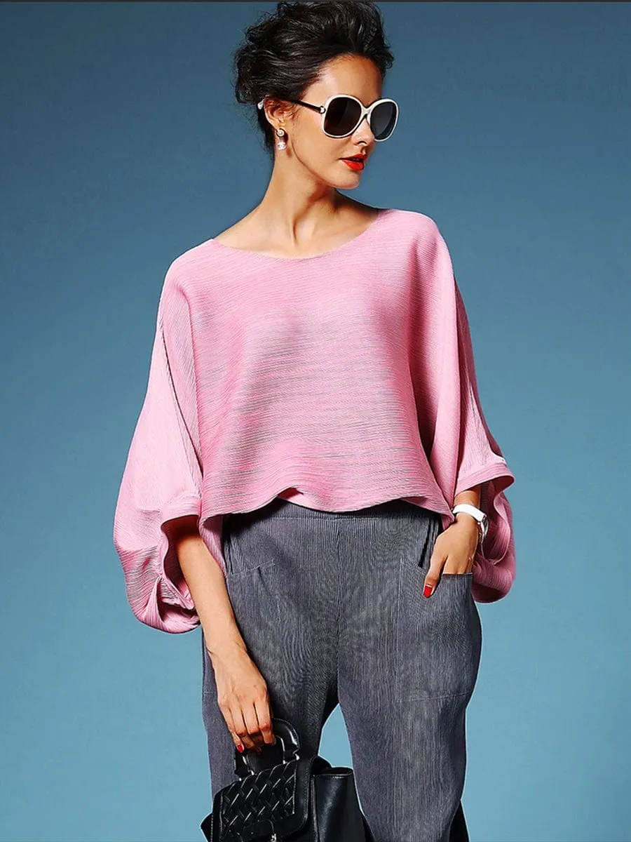 Women's Pleated Tunic Top