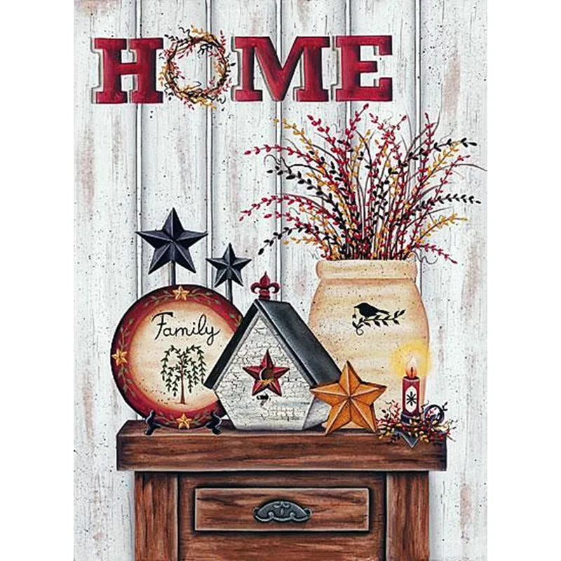 Diamond Painting - Full Round/Square Drill - Welcome Home(30*40 - 50*60cm)