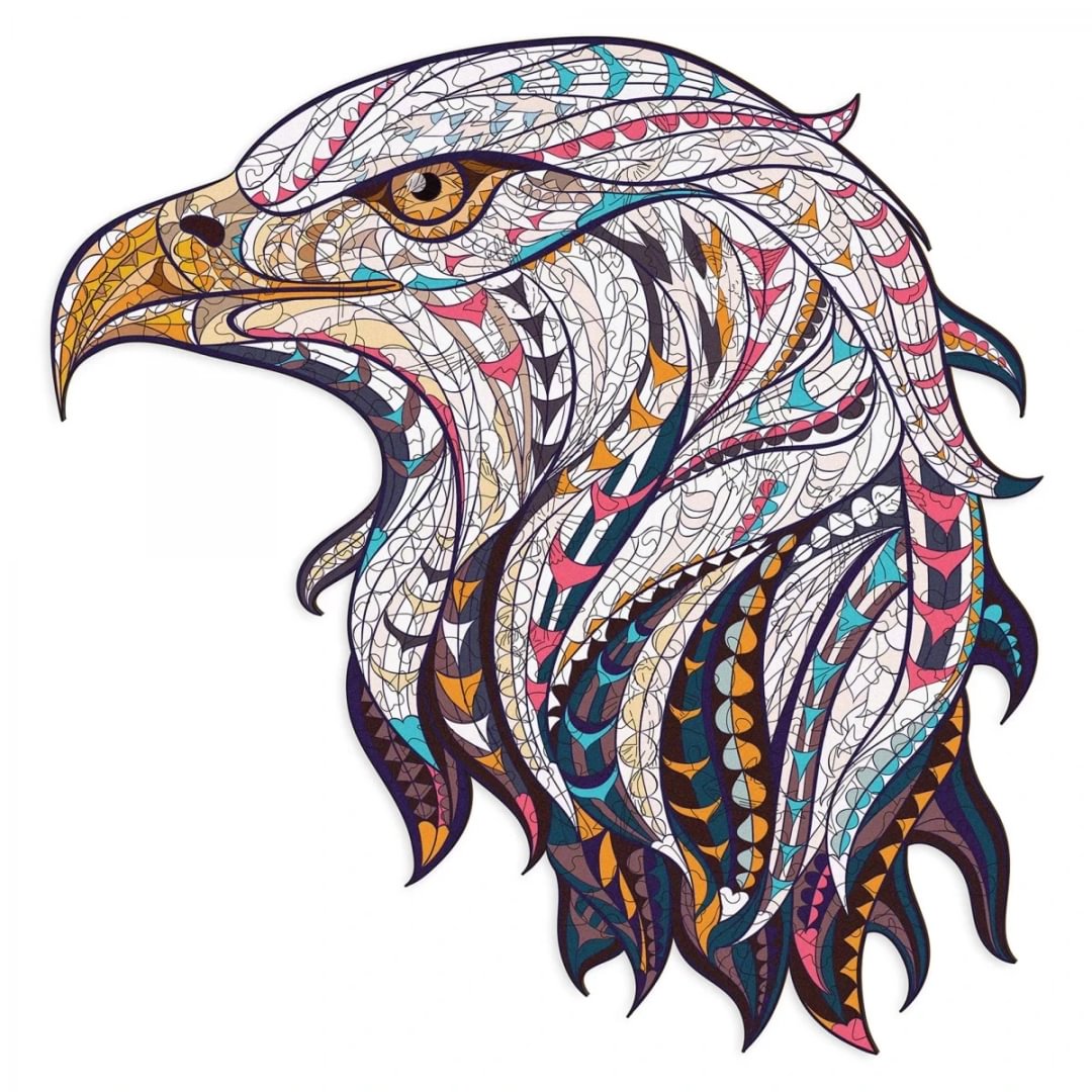 wooden Jigsaw Puzzle White eagle、bestdiys、sdecorshop
