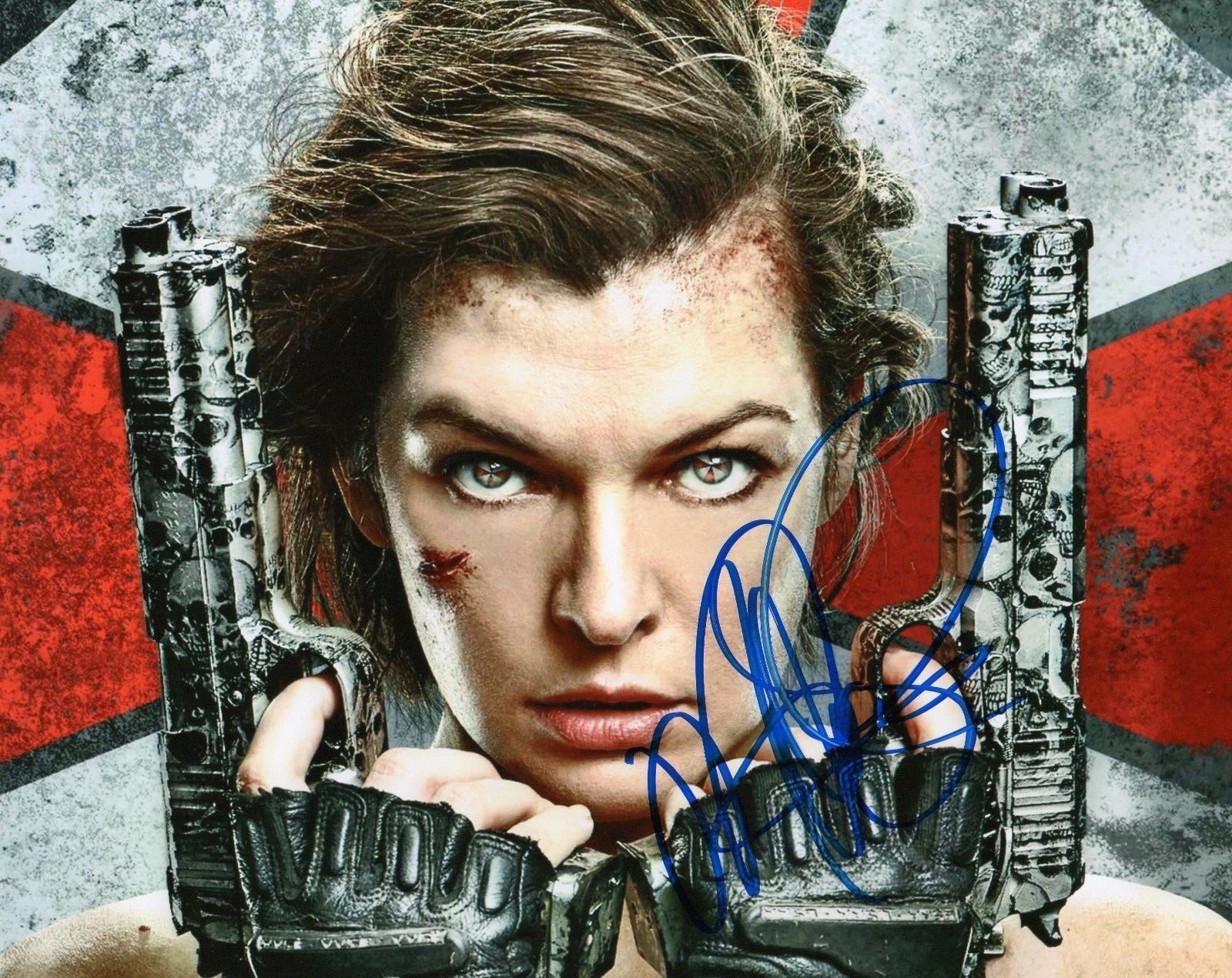 MILLA JOVOVICH AUTOGRAPHED SIGNED A4 PP POSTER Photo Poster painting PRINT 16