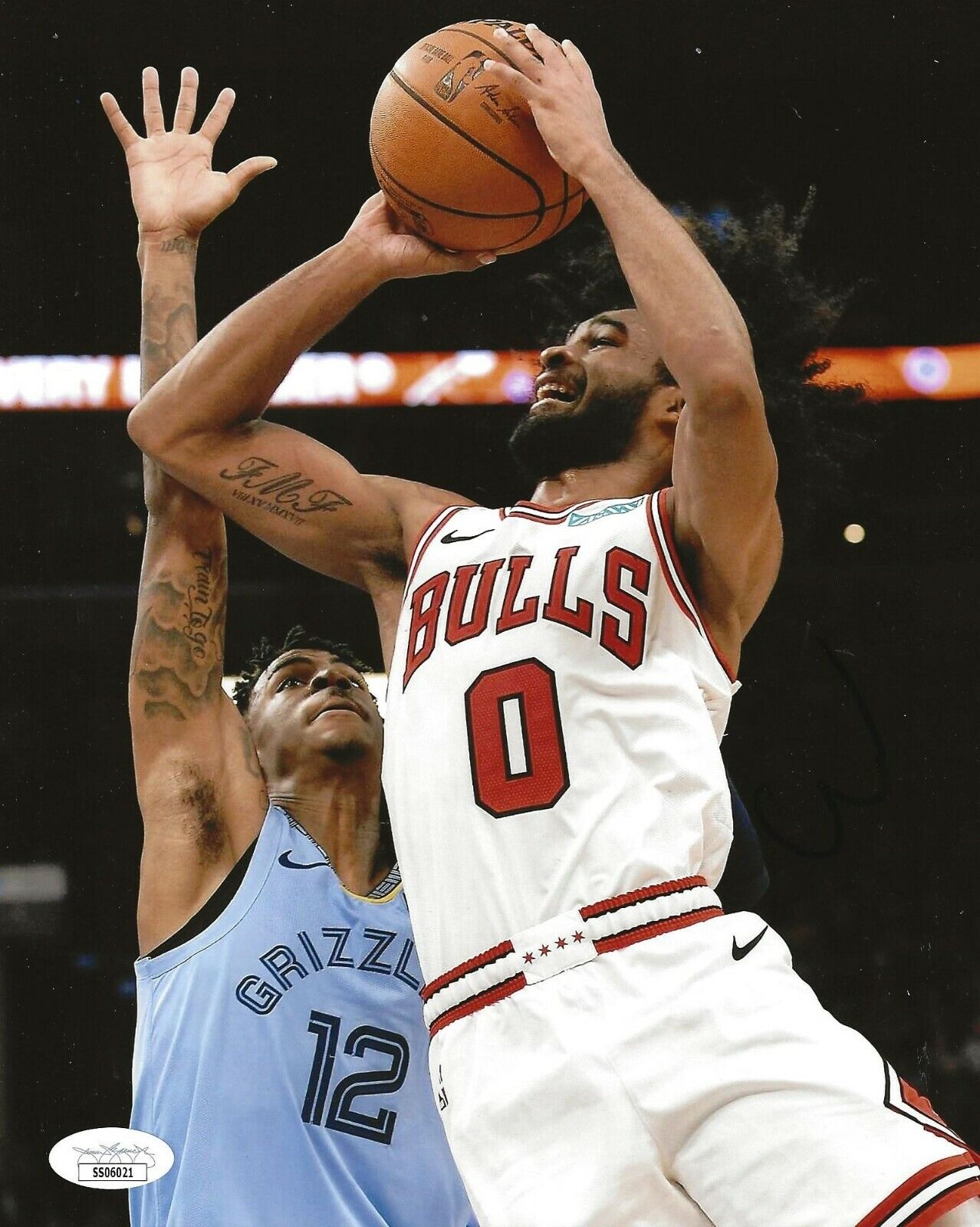 Coby White signed Chicago Bulls 8x10 Photo Poster painting autographed 6 JSA