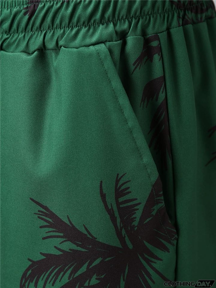 Men's Printed Outdoor 2-Pieces Shirt Sets