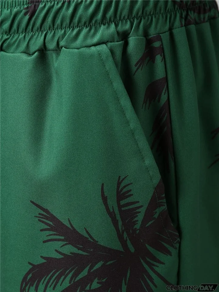 Men's Printed Outdoor 2-Pieces Shirt Sets