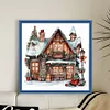 uk.everydayedeals (Limited Stock)Cross Stitch - 11ct Stamped - Chalet de No&euml;l r&eacute;tro (50*50cm)