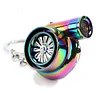 Car Turbo Cigarette Lighter USB Rechargeable Windproof Flameless Arc Lighter Keychain