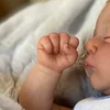 17" Soft Weighted Body Cute Lifelike Handmade Silicone Reborn Sleeping Baby Boy Doll Named Duke - RBBI-Myrebornbabydoll&reg; Myrebornbabydoll&reg;