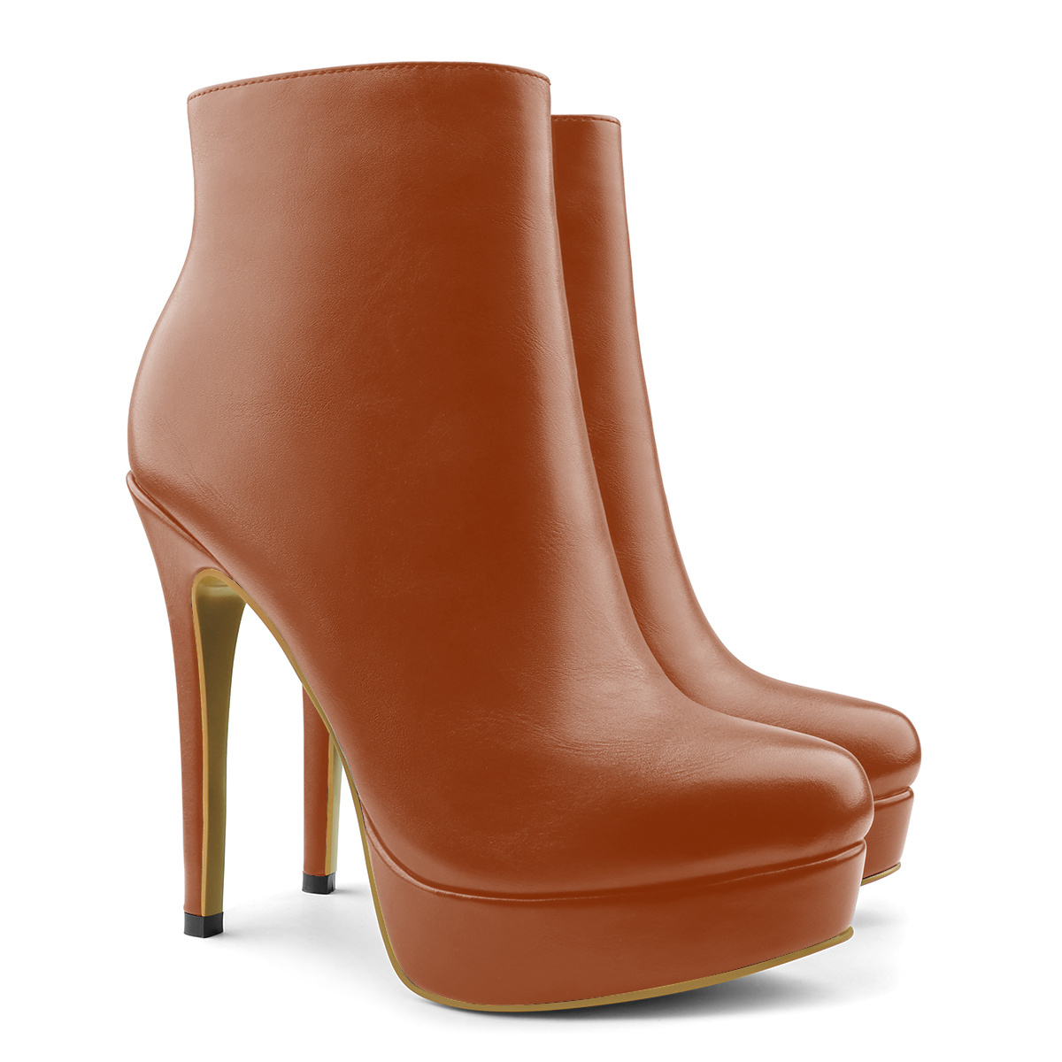 120mm Women's Platform Fashion Bianca Booty Heels-vocosishoes