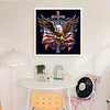 American Eagle Cross-11CT Stamped Cross Stitch 40*40cm