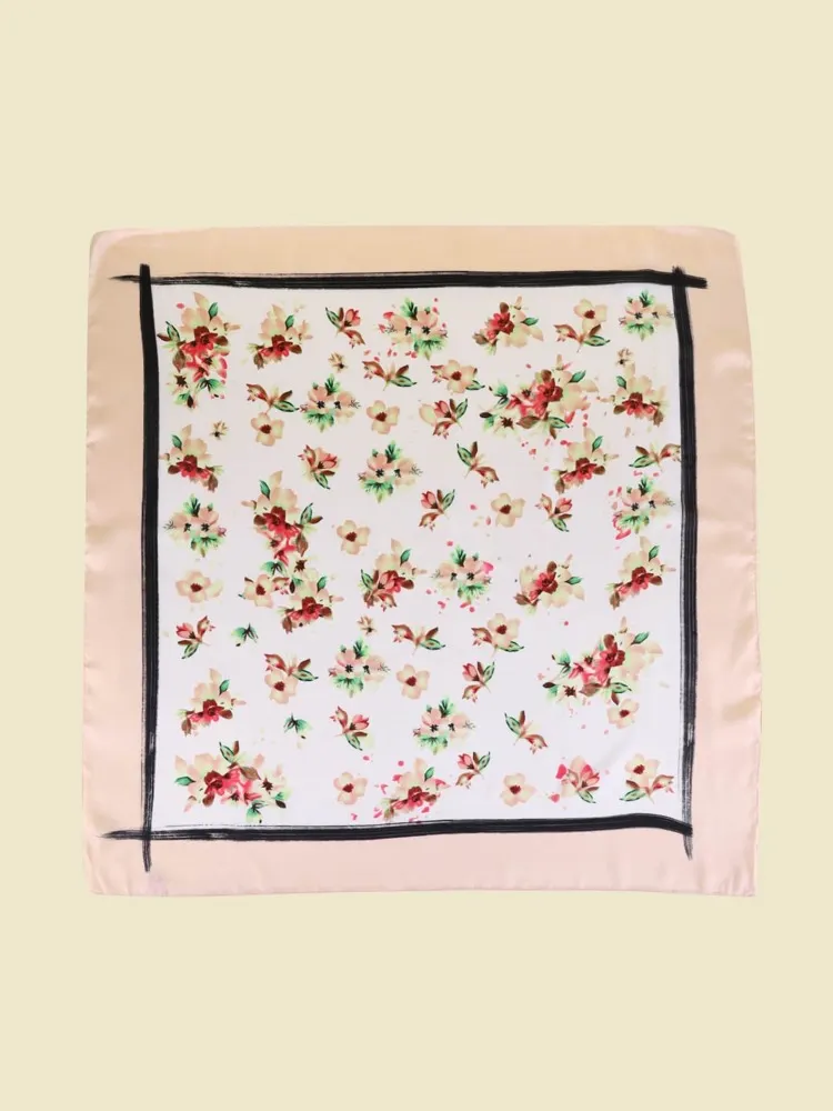 Flower Print Bandana