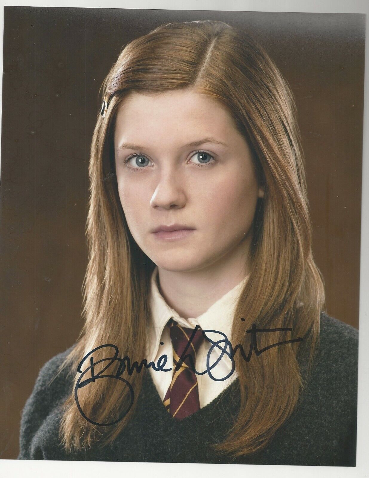 Bonnie Wright - Harry Potter signed Photo Poster painting