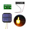 Flameless LED Tea Lights Candles Solar Power Realistic Fake Electric Tealight Candles Multifunctional for Fireplace Mantel Dinner Wedding Party