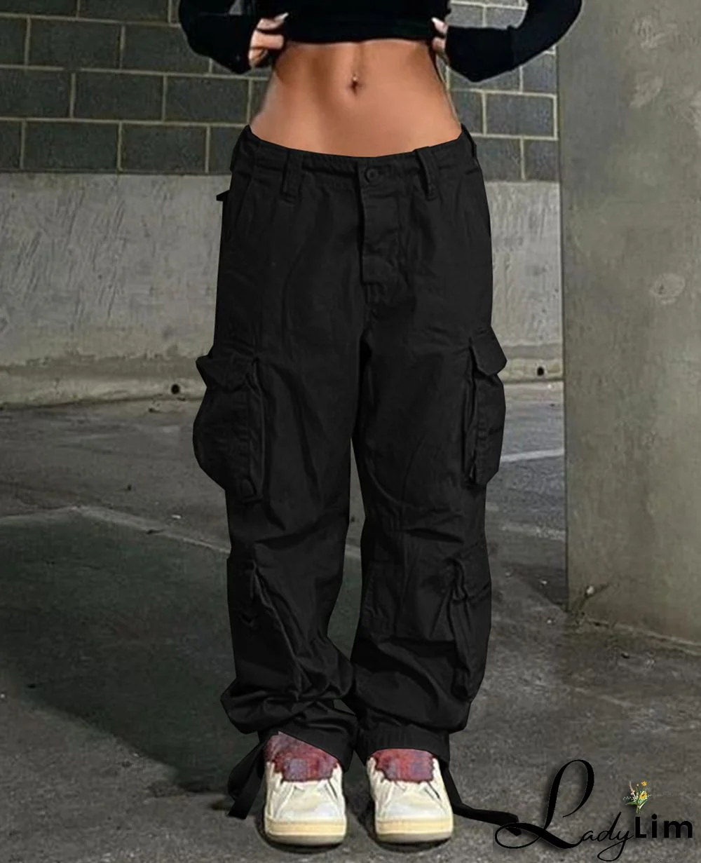 Women Casual Loose Cargo Pant