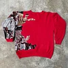 Stylish Chiefs Print Long Sleeve Sweatshirt