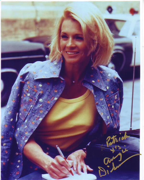 ANGIE DICKINSON Signed POLICE WOMAN SGT PEPPER ANDERSON Photo Poster paintinggraph - To Patrick