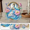 (US Local)Acrylic Print Lotus Girl DIY Desktop Ornaments Kit