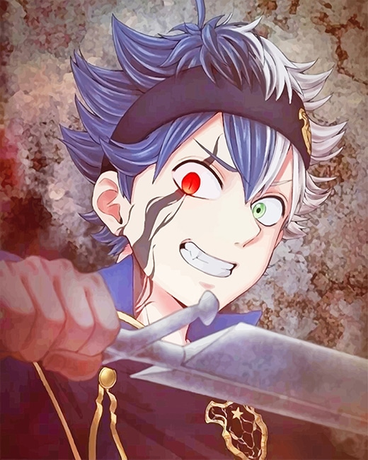 Black Clover Asta – Paint By Numbers - 40*50CM, 501 Original