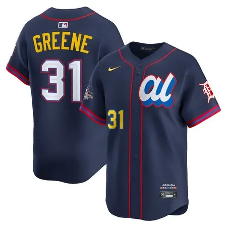 Youth American League #31 Riley Greene  Navy 2025 All-Star Edition Limited Player Jersey