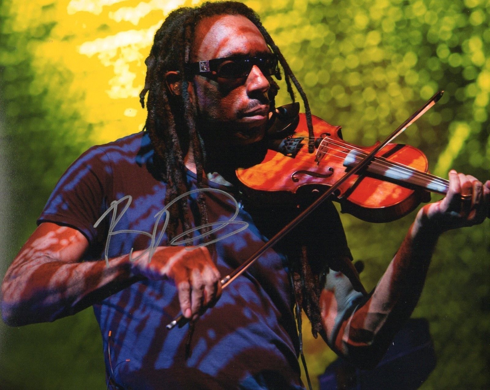 GFA Dave Matthews Band * BOYD TINSLEY * Signed 8x10 Photo Poster painting B1 PROOF COA