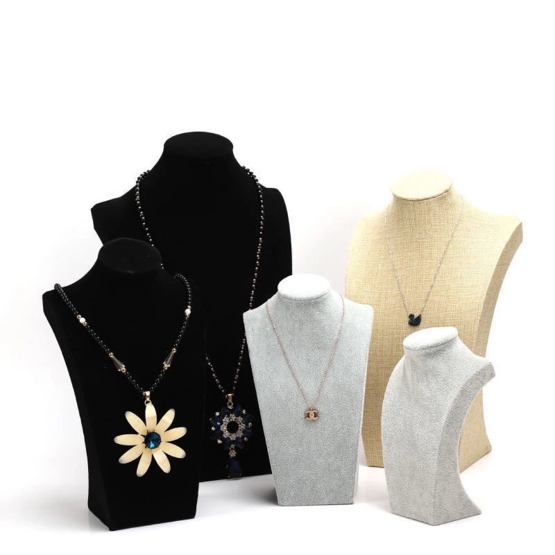 Selected Supply Portrait Neck Rack Model Display Props Necklace Display Rack Necklace Jewelry Display Rack