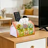 DIY Diamond Art Tissue Box Holder Best Grandma Ever PULeather Diamond Art Desktop Organizer Resin Rhinestone Storage Organizers Gem Art Home Office Decor Craft Gift for Women