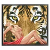 Tiger - 9CT Full Beaded Cross Stitch Kit(52x46cm)
