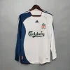 Retro 2006-07 Long Sleeve Liverpool Soccer Jersey Away