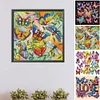 (Multistyle) Papillon Flottant-Peinture Diamant En Forme Sp&eacute;ciale-30 * 30CM