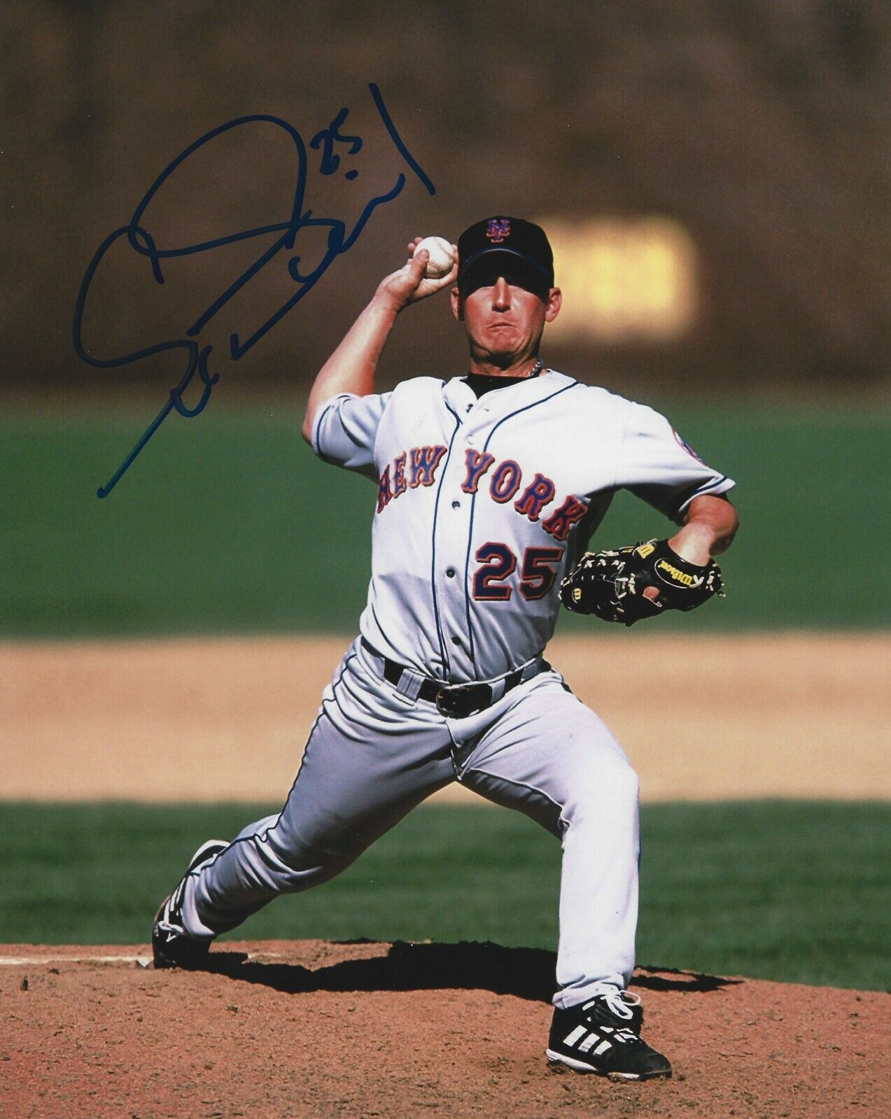 Signed 8x10 SCOTT STRICKLAND NEW YORK METS Autographed Photo Poster painting - COA