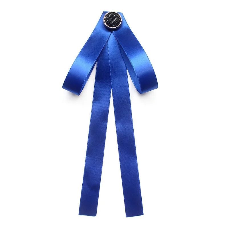 Hand-made Bow Tie Ladies Unisex Banking Stewardess Student Performs Career Korean White Shirt Black Bowtie Classic Trendy Gifts