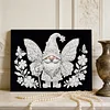 uk.everydayedeals DIY Pearl Painting With Frame - Handmade Self-Adhesive Pearls - Goblin(20*30cm)