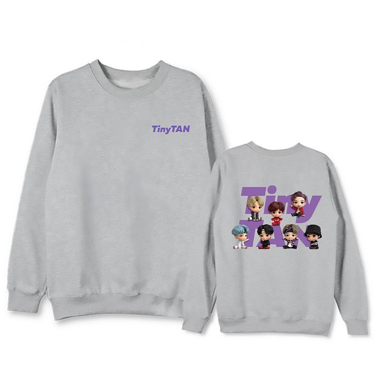 BTS TinyTAN Neck Round Hoodie