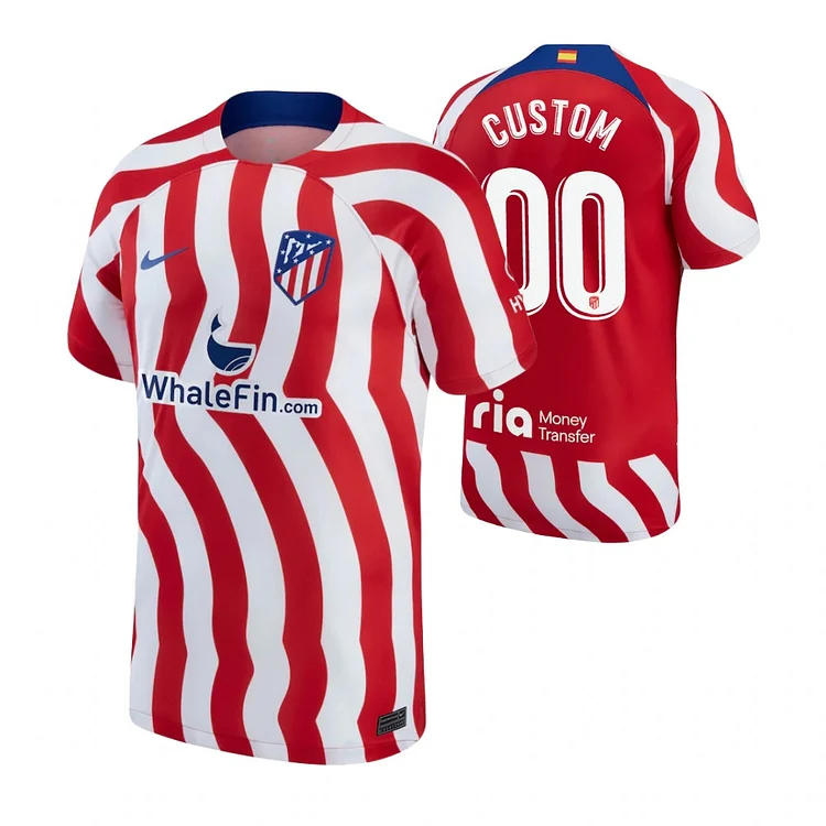 Atletico Madrid Home Shirt Kit Kids & Junior 2022-2023 ( Printing Your Name )
