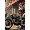 Motorcycle girl - Vintage Metal Signs(8*12Inch) - Vehicle