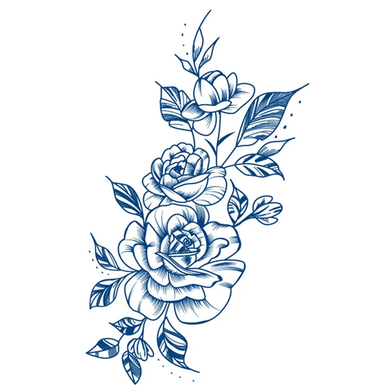 Juice Ink Tattoos Body Art Lasting Waterproof Temporary Tattoo Sticker Scorpion Snake Tatoo Arm Fake Sun Tatto Women Men