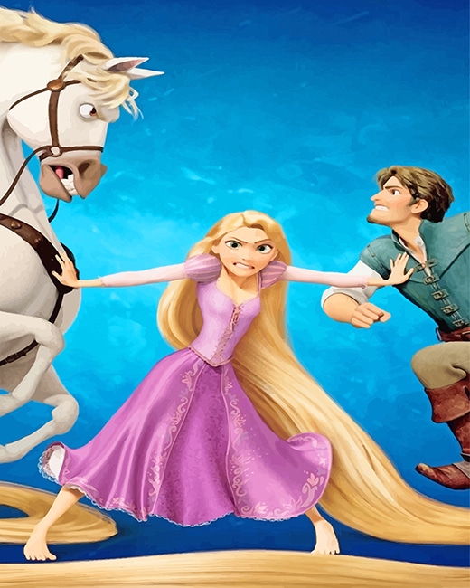 

Tangled Disney – Paint By Numbers - 40*50CM, 501 Original