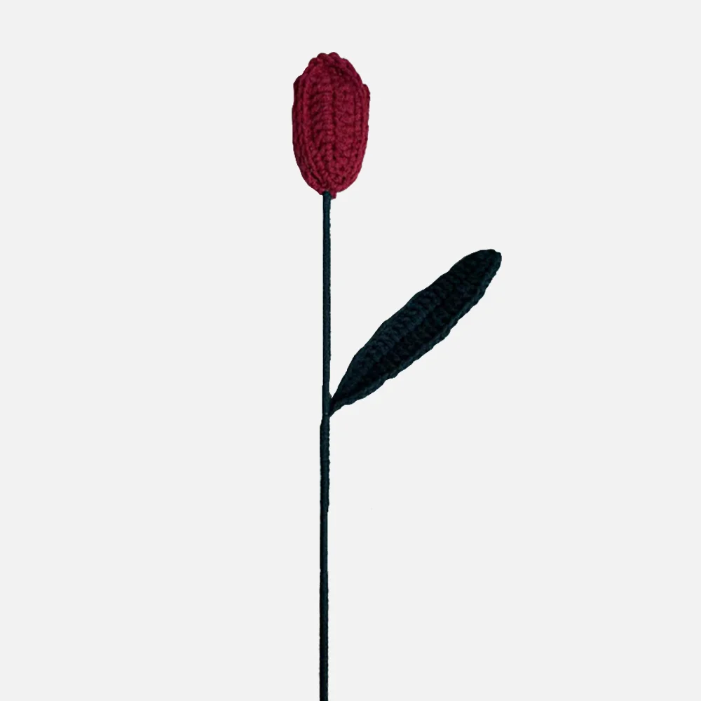 Creative hand-woven simulation bouquet tulip interior decoration