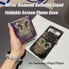 Suitable For Samsung ZFlip3/ZFlip4 Mirror Diamond Butterfly Stand Foldable Screen Phone Case