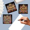 6pcs Diamond Painting Love You Greeting Cards Congratulations Cards & Gifts