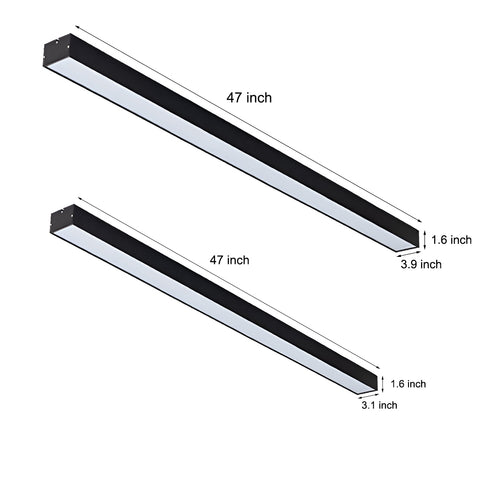 Dazuma Rectangle Strip LED Modern Recessed Ceiling Lights