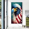 >SALE<5D DIY Full Round Drill Diamond Painting Eagle Kit Home Decoration Art Craft(3)