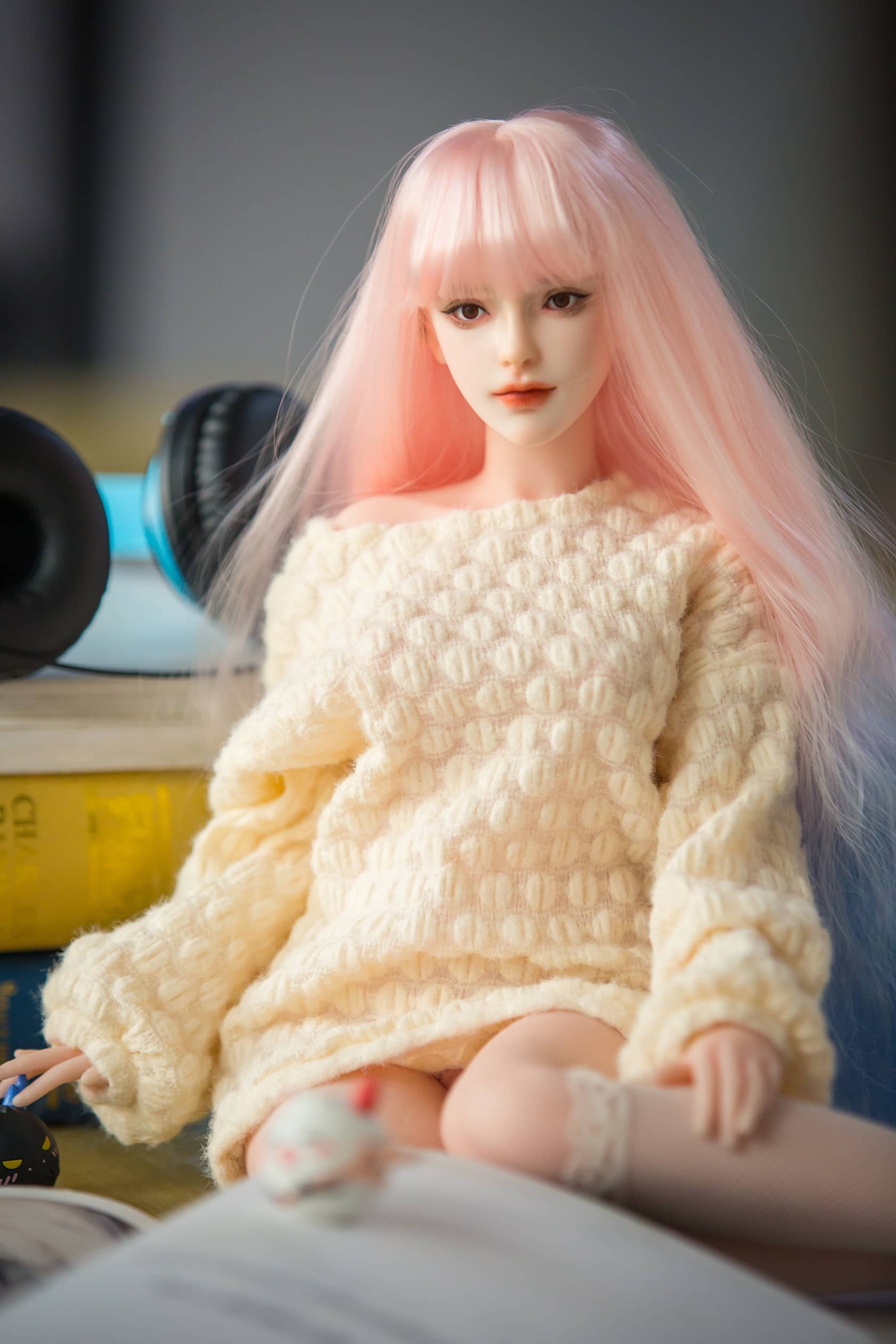 QITA Mini Love Doll 60cm (1.97') krina (resin head + silicone body) (NO.714) QITA Littlelovedoll