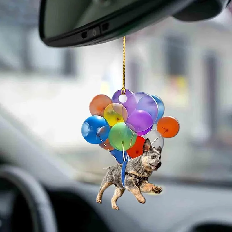 VigorDaily Heeler Fly With Bubbles Car Hanging Ornament BC075