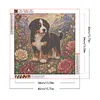 Diamond Painting -5D Full Round Drill Bernese Mountain Dog Puppy(40x40cm)