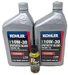Kohler Pack of 2 25 357 65-S Genuine OEM 10W-30 Engine Oil and Fuel Treatment&hellip;